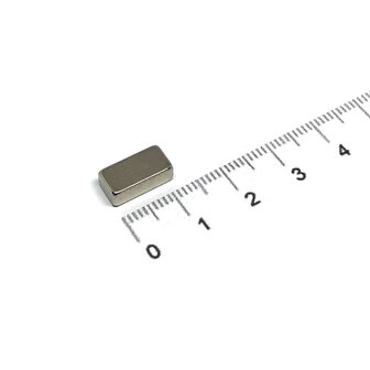 blokmagneet neodymium 12x6x4 mm