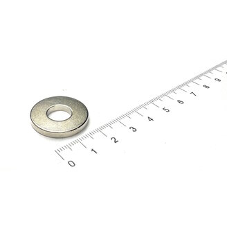 ringmagneet 24x3 mm boring 10 